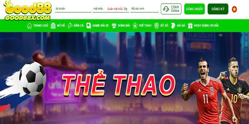 Những thông tin đầu về Thể Thao Good88